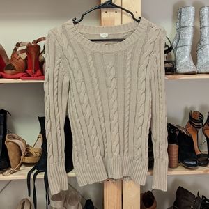 J Crew Cable Knit Sweater